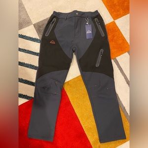 NWT Fleece lined hiking pants large
